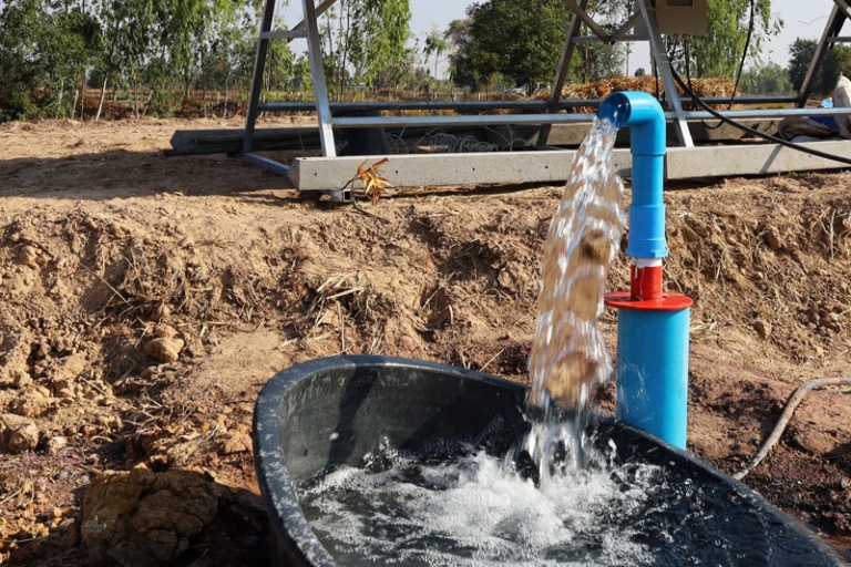 Extracción de aguas subterráneas en fincas | Fonteleh