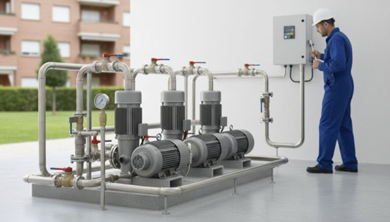 presión de agua en comunidades